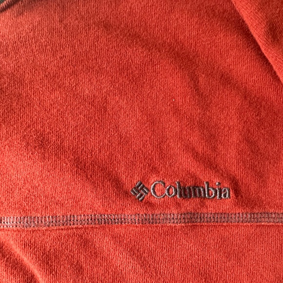 Columbia men’s pull over long sleeve shirt, size XL, color maroon and gray - Picture 6 of 6